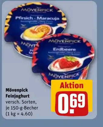 REWE DE Mövenpick Feinjoghurt tilbud