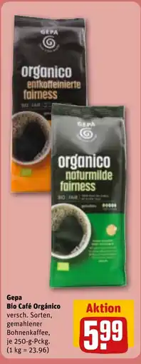 REWE DE Gepa Bio Café Orgánico tilbud