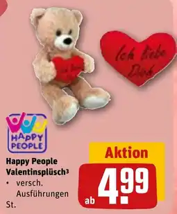 REWE DE Happy People Valentinsplüsch tilbud