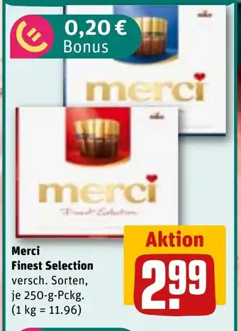 REWE DE Merci Finest Selection tilbud