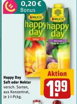 REWE DE Happy Day Saft oder Nektar tilbud