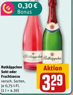 REWE DE Rotkäppchen Sekt oder Fruchtsecco tilbud
