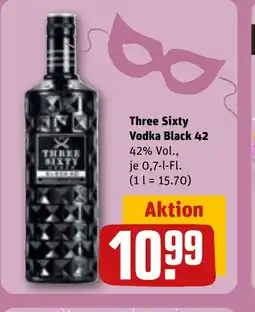 REWE DE Three Sixty Vodka Black 42 tilbud