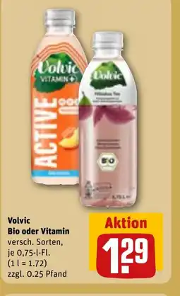 REWE DE Volvic Bio oder Vitamin tilbud