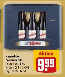 REWE DE Hasseröder Premium Pils tilbud