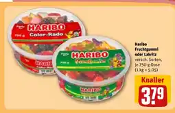 REWE DE Haribo Fruchtgummi oder Lakritz tilbud