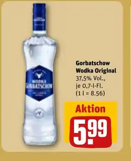 REWE DE Gorbatschow Wodka Original tilbud