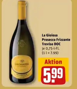 REWE DE La Gioiosa Prosecco Frizzante Treviso DOC tilbud