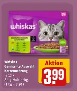 REWE DE Whiskas Gemischte Auswahl Katzennahrung tilbud