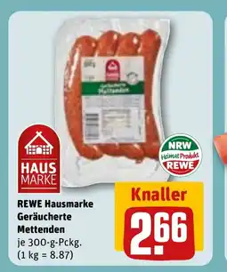 REWE DE REWE Hausmarke Geräucherte Mettenden tilbud