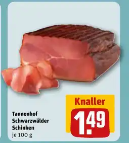 REWE DE Tannenhof Schwarzwälder Schinken tilbud