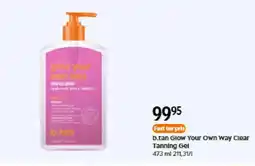 Matas B.tan Glow Your Own Way Clear Tanning Gel tilbud