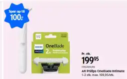 Matas Alt Philips OneBlade Intimate tilbud