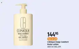 Matas Clinique Deep Comfort Body Lotion tilbud