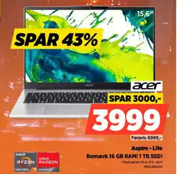 Power ACER Aspire - Lite NXDLNED001 tilbud