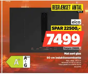 Power EICO 80 cm induktionsemhætte EICO4746 tilbud