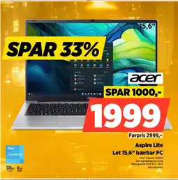 Power ACER Aspire Lite NXDJXED002 tilbud