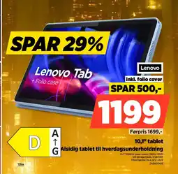 Power Lenovo 10,1" tablet ZAEHO174SE tilbud