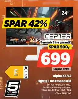 Power CEPTER Alpha X3 V2 C24ALPHAX3V2 tilbud