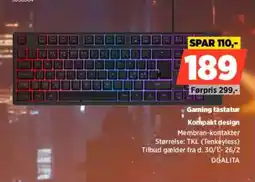 Power Gaming tastatur DGALITA tilbud