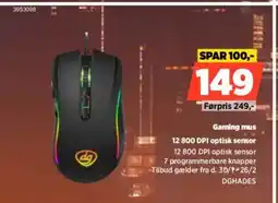 Power Gaming mus DGHADES tilbud