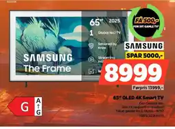 Power SAMSUNG 65" QLED 4K Smart TV TQ65LS03FAUXX tilbud