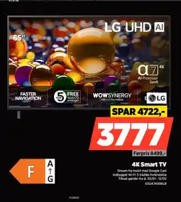 Power LG 4K Smart TV 65UA74006LB tilbud