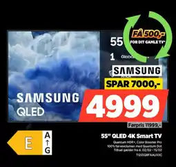 Power SAMSUNG 55" QLED 4K Smart TV TQ55Q8FAAUXXC tilbud