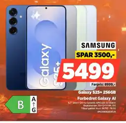 Power SAMSUNG Galaxy S25+ 256GB SMS936BDBDEUB tilbud