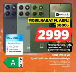 Power Motorola Edge 70 512 GB PBA50001SE tilbud
