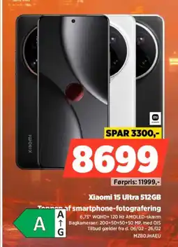 Power Xiaomi 15 Ultra 512GB MZBOJHAEU tilbud