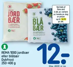 REMA 1000 REMA 1000 jordbær eller blåbær tilbud
