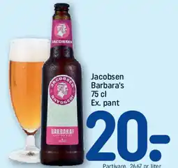 REMA 1000 Jacobsen Barbara's (øl) tilbud