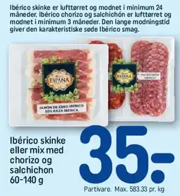 REMA 1000 Ibérico skinke / mix med chorizo og salchichon tilbud