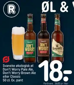 REMA 1000 Svaneke økologisk øl (Don't Worry) tilbud