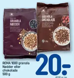 REMA 1000 REMA 1000 granola tilbud