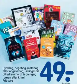 REMA 1000 Børnebøger og romaner tilbud