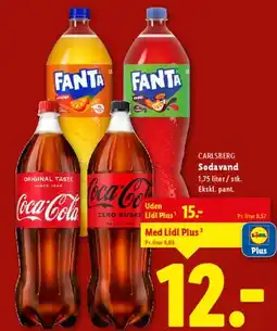 Lidl Sodavand (soft drinks) tilbud