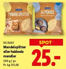 Lidl Mandelsplitter / hakkede mandler tilbud