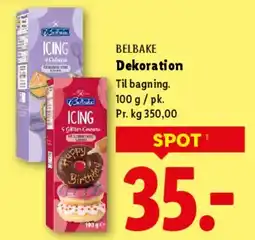 Lidl Dekoration / Icing (pakke) tilbud