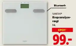 Lidl Sanitas kropsanalyse-vægt tilbud