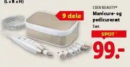 Lidl Manicure- og pedicaresæt tilbud
