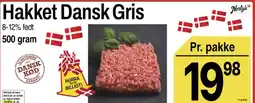 ABC Lavpris Hakket Dansk Gris tilbud