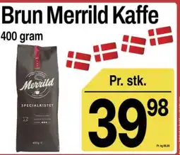 ABC Lavpris Brun Merrild Kaffe tilbud