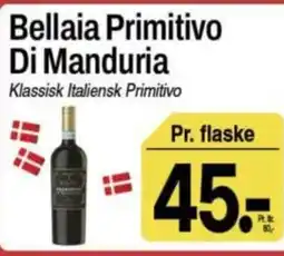 ABC Lavpris Bellaia Primitivo Di Manduria tilbud