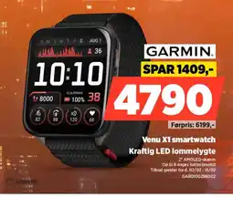 Power GARMIN Venu X1 smartwatch GAR0100298002 tilbud