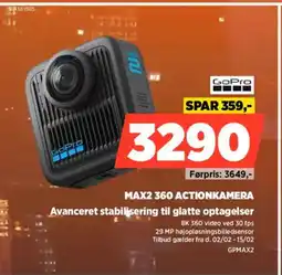 Power GoPro Max2 360 actionkamera GPMAX2 tilbud