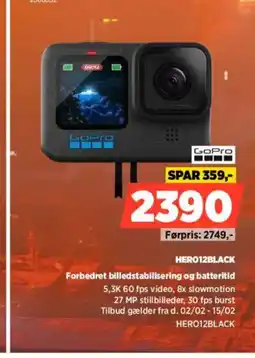 Power GoPro HERO12BLACK tilbud