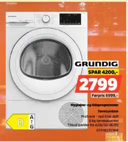 Power GRUNDIG Tørretumbler GTP4823CNW tilbud