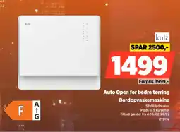 Power KULZ Bordopvaskemaskine KTDIW tilbud